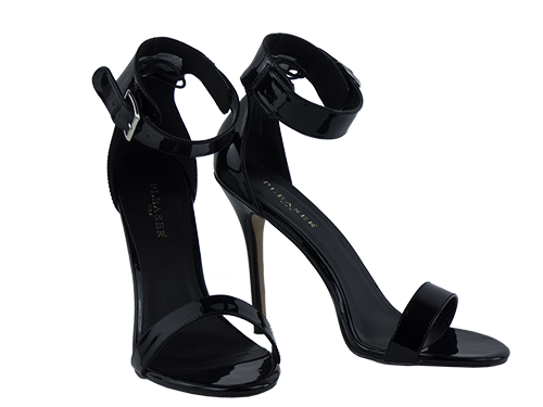 Pleaser Sandali Neri Tacco Alto 13 cm, numero 40
